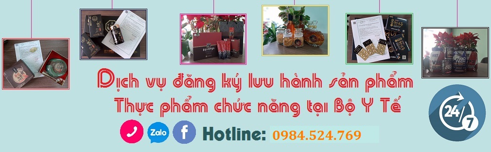 Đăng ký bản công bố chất lượng thực phẩm bảo vệ sức khỏe