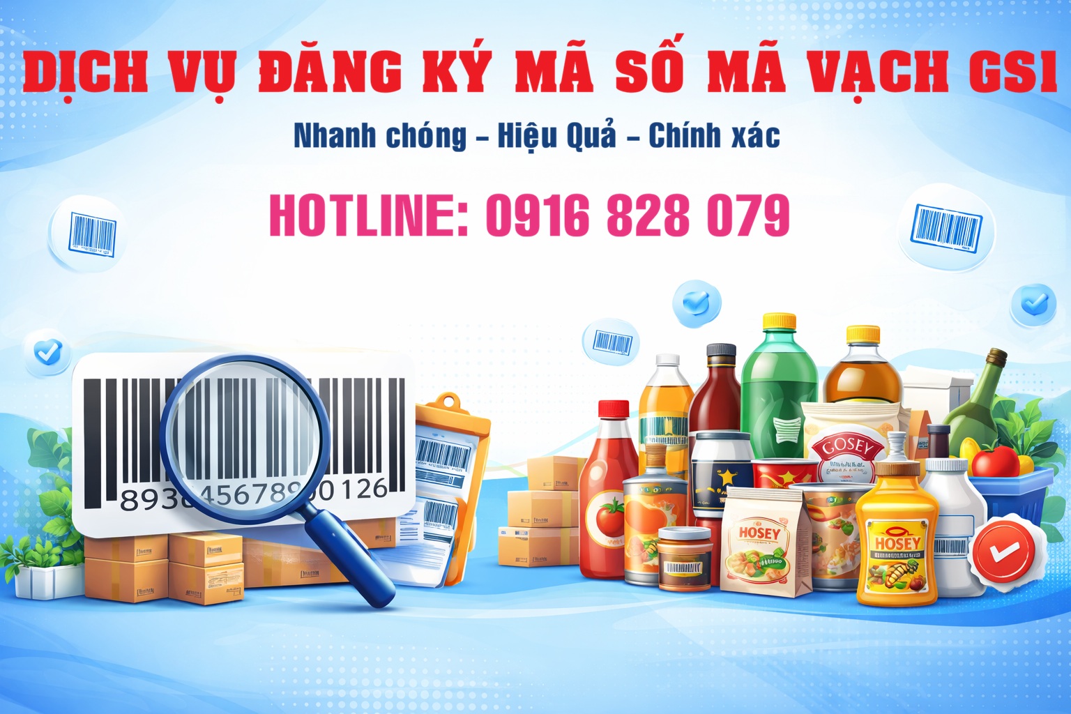 Dịch vụ đăng ký mã số mã vạch sản phẩm